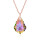 Crystal & Silver Halskette Baroque