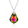 Crystal & Silver Halskette Baroque