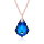 Crystal & Silver Halskette Baroque
