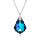 Crystal & Silver Halskette Baroque