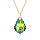 Crystal & Silver Halskette Baroque