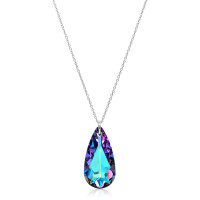 Crystal & Silver Halskette Tear Vitrail Light