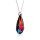 Crystal & Silver Halskette Tear Vitrail Medium