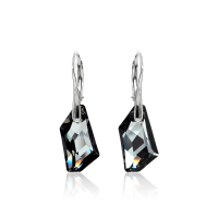 Crystal & Silver Ohrhänger De-Art Silver Night