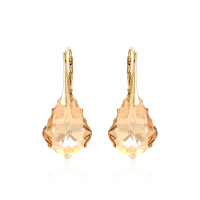 Crystal & Silver Ohrhänger Baroque in versch. Farben