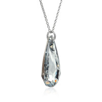 Crystal &amp; Silver Halskette Tear Argent Light