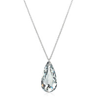 Crystal & Silver Halskette Tear Argent Light