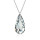 Crystal &amp; Silver Halskette Tear Argent Light