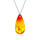 Crystal & Silver Halskette Tear Feueropal Blue AB