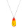 Crystal & Silver Halskette Tear Feueropal Blue AB
