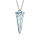 Crystal &amp; Silver Halskette Spike Blue Shade