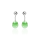 Crystal & Silver Ohrstecker mini Pear Peridot