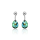 Crystal & Silver Ohrstecker mini Pear Sahara