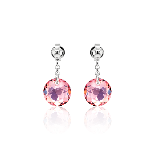 Crystal & Silver Ohrstecker Classic Cut