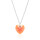 Crystal & Silver Halskette Heart in versch. Farben