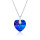 Crystal & Silver Halskette Heart