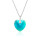 Crystal & Silver Halskette Heart