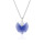 Crystal & Silver Halskette Heart