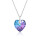 Crystal & Silver Halskette Heart