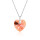 Crystal & Silver Halskette Heart