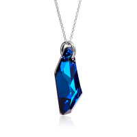 Crystal &amp; Silver Halskette DeArt Bermuda Blue