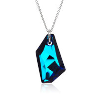 Halskette mit Swarovski Kristall DE ART Bermuda Blue