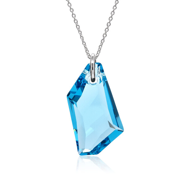 Crystal & Silver Halskette DeArt Aquamarine