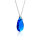 Crystal &amp; Silver Halskette Pear Majestic Blue