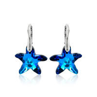 Ohrhänger mit Swarovski Kristall SEESTERN