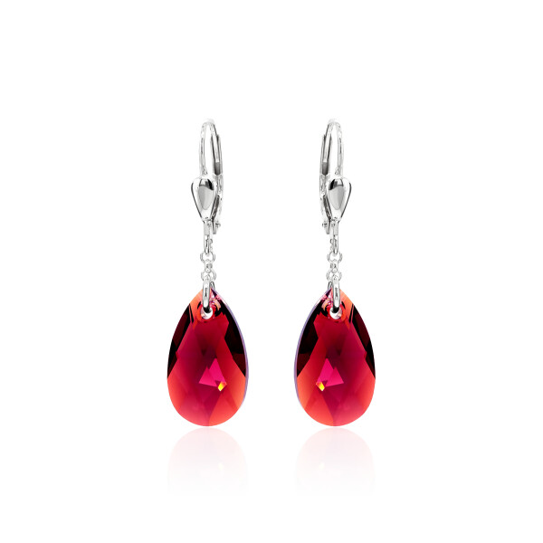 Pendel-Ohrhänger mit Swarovski Kristall PEAR