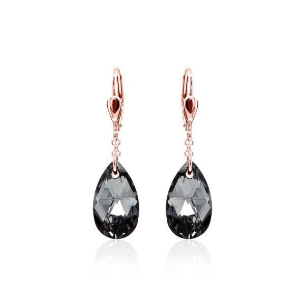 Pendel-Ohrhänger mit Swarovski Kristall PEAR