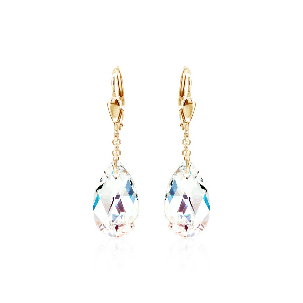 Pendel-Ohrhänger mit Swarovski Kristall PEAR