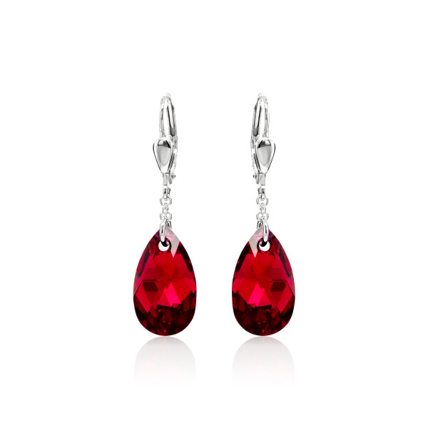 Pendel-Ohrhänger mit Swarovski Kristall PEAR