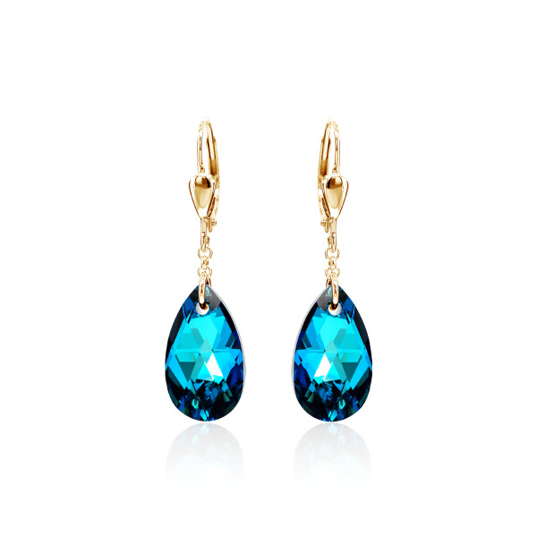 Pendel-Ohrhänger mit Swarovski Kristall PEAR