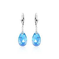 Pendel-Ohrhänger mit Swarovski Kristall PEAR