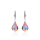Crystal & Silver Pendel-Ohrhänger Baroque Paradise Shine echtes Silber