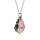 Crystal & Silver Halskette Baroque in Silber Paradise Shine