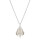 Crystal & Silver Halskette Baroque in Silber Silver Shadow