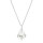 Crystal & Silver Halskette Baroque in Silber Moonlight