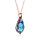 Crystal &amp; Silver Halskette Baroque Silber Ros&eacute; Vitrail Light