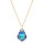 Crystal & Silver Halskette Baroque Silber vergoldet Vitrail Light