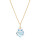 Crystal & Silver Halskette Baroque Silber vergoldet Aurora Borealis