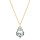 Crystal & Silver Halskette Baroque Silber vergoldet Argent Light