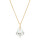 Crystal & Silver Halskette Baroque Silber vergoldet Moonlight