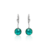Crystal & Silver Pendel-Ohrhänger Classic Cut