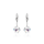 Crystal & Silver Pendel-Ohrhänger Classic Cut