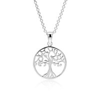 Pure Silver Halskette Baum des Lebens