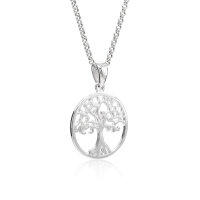 Pure Silver Halskette Baum des Lebens
