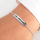 &quot;Say It&quot; Armband mit Spr&uuml;chen in Silber Lebe Liebe Lache