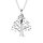 Pure Silver Halskette Lebensbaum